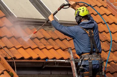 Démoussage et hydrofuge de toiture à Tavel